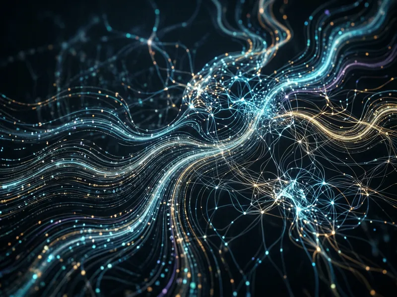 Abstract flowing streams of behavioural data resolving into pattern